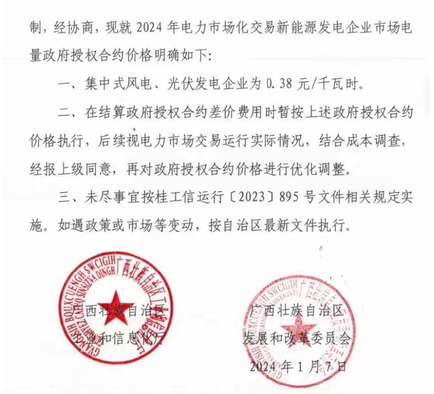 光伏上网电价政策一览！k8凯发入口2024年